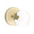 Emtek BL-US4-PASS Satin Brass Bristol Glass Passage Knob with Your Choice of Rosette