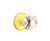 Emtek CK-US3NL-PRIV Unlacquered Brass Diamond Glass Privacy Knob with Your Choice of Rosette