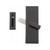 Emtek 222201US10B Modern Rectangular Barn Door Privacy Lock with Strike Oil Rubbed Bronze Finish