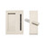 Emtek 222202US15 Modern Rectangular Barn Door Privacy Lock and Flush Pull with Integrated Strike Satin Nickel Finish