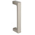 Baldwin 2557.076 Lifetime Graphite Nickel 7” Atlanta Door Pull