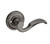 Baldwin 5152076PRIV-PRE Lifetime Graphite Nickel Privacy Lever with 5048 Rose