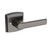 Baldwin 5485V076PRIV-PRE Lifetime Graphite Nickel Privacy Soho Lever with R026 Rose