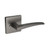 Baldwin L022076PRIV-PRE Lifetime Graphite Nickel Privacy Lever with R017 Rose