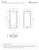 Deltana FP4134U3-UNL Unlacquered Brass Large Rectangular Flush Pull