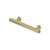 Deltana POM40U3-UNL Pommel 4" Center to Center Cabinet Pull Unlacquered Bright Brass Finish