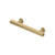 Deltana POM40U4 Pommel 4" Center to Center Cabinet Pull Satin Brass Finish