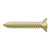 Deltana SCWB14125U3-UNL Wood Screw; SB; #14 x 1-1/2"; Unlacquered Bright Brass Finish