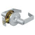 Deltana CL500FLC-26D Commercial Entry Standard Grade 1 Clarendon Lever with Cylinder Lockset Satin Chrome Finish