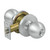 Deltana CL100EAC-32D Commercial Entry Standard Grade 2 Round Knob Lockset Satin Stainless Steel Finish