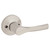 Kwikset 200HYL-15 Henley Lever Passage Door Lock with 6AL Latch and RCS Strike Satin Nickel Finish
