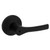 Kwikset 300HYL-514 Henley Lever Privacy Door Lock with 6AL Latch and RCS Strike Matte Black Finish