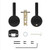 Kwikset 300HYL-514 Henley Lever Privacy Door Lock with 6AL Latch and RCS Strike Matte Black Finish