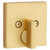 Kwikset 258SQT-740SALSQT-4 Satin Brass Downtown Single Cylinder Deadbolt with Singapore Keyed Entry Lever