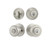 Kwikset 980-740H-15 Satin Nickel Single Cylinder Deadbolt with Hancock Knob