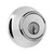 Kwikset 660-400T-26 Polished Chrome Single Cylinder Deadbolt with Tylo Keyed Entry Knob