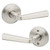 Kwikset 720TDL-15 Satin Nickel Trafford Passage Lever