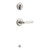 Kwikset 966TDL-15 Satin Nickel Trafford Lever Single Cylinder Handleset (Interior Side Only)