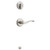 Kwikset 971SELLH-15 Left Hand Sedona Lever Interior Single Cylinder Handleset Trim Satin Nickel Finish