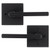 Kwikset BB-155HFLSQT514 Iron Black Halifax Privacy Lever with Square Rose