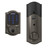 Schlage BE468ZPCAM530 Camelot Electronic Touchscreen Deadbolt with Z-Wave Technology Black Stainless Finish