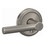 Schlage FC21BRW619IND Broadway Lever with Indy Rose Passage and Privacy Lock Satin Nickel Finish