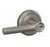 Schlage F51ABRW619IND Satin Nickel Keyed Entry Broadway Style Lever with Indy Rose