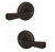 Schlage FC21RVT716IND Rivington Lever with Indy Rose Passage and Privacy Lock Aged Bronze Finish