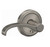 Schlage FC21WIT619IND Whitney Lever with Indy Rose Passage and Privacy Lock Satin Nickel Finish