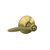 Schlage F40DEL608 Satin Brass Privacy Delfayo Style Lever