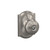 Schlage F51AAND619CAM Satin Nickel Keyed Entry Andover Style Knob with Camelot Rose