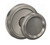 Schlage FC21OFM619IND Offerman Knob with Indy Rose Passage and Privacy Lock Satin Nickel Finish