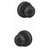Schlage F51APLY622IND Matte Black Keyed Entry Plymouth Style Knob with Indy Rose