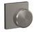 Schlage FC21SWA619COL Swanson Knob with Collins Rose Passage and Privacy Lock Satin Nickel Finish