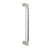 Baldwin 2581M09 10" Contemporary Door Pull with Lifetime Bright Nickel Pull Grip On The Lifetime Satin Nickel Finish
