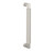 Baldwin 2581M10 10" Contemporary Door Pull with Lifetime Satin Nickel Pull Grip On The Lifetime Bright Nickel Finish