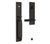 Baldwin 85316112RFD Gramercy Full Escutcheon Tubular Right Hand Dummy Handleset Venetian Bronze Finish