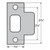 Kwikset 83028-019 T Strike Satin Nickel Finish