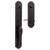 Weslock R6645-1U10020 Philbrook Dummy Handle set with Right Hand Bordeau lever in the Oil Rubbed Bronze Finish