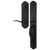 Weslock R7685-2H20020 Wiltshire Dummy Handle set with Right hand Carlow lever in the Black Finish