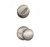 Schlage F59AND619AND Satin Nickel Andover Knob and Deadbolt with Andover Rose (Interior Half Only)