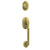 Schlage F92RMN608 Satin Brass Remsen Dummy Handleset (Exterior Side Only)