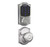 Schlage FBE469ZPCAM625GEOCAM Polished Chrome Camelot Touch Pad Electronic Deadbolt with Z-Wave Technology and Georgian Knob with CAM Rose