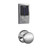 Schlage FBE469ZPCEN625AND Polished Chrome Century Touch Pad Electronic Deadbolt with Z-Wave Technology and Andover Knob