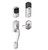 Schlage FE469ZPCAM625ACCCAM Polished Chrome Camelot Touch Pad Electronic Deadbolt with Z-Wave Technology and Camelot Handleset with Accent Lever and CAM Rose