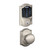 Schlage FBE468ZPCAM619PLYCAM Satin Nickel Camelot Touch Pad Electronic Deadbolt with Z-Wave Technology and Plymouth Knob with CAM Rose