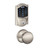 Schlage FBE468ZPCAM619AND Satin Nickel Camelot Touch Pad Electronic Deadbolt with Z-Wave Technology and Andover Knob