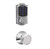 Schlage FBE468ZPCAM625BWE Polished Chrome Camelot Touch Pad Electronic Deadbolt with Z-Wave Technology and Bowery Knob