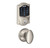 Schlage FBE468ZPCAM619SIE Satin Nickel Camelot Touch Pad Electronic Deadbolt with Z-Wave Technology and Siena Knob