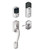 Schlage FE468ZPCAM625ACCCAM Polished Chrome Camelot Touch Pad Electronic Deadbolt with Z-Wave Technology and Camelot Handleset with Accent Lever and CAM Rose